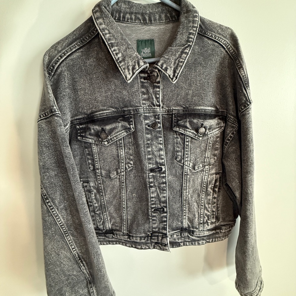 Target Washed Gray Denim Jacket